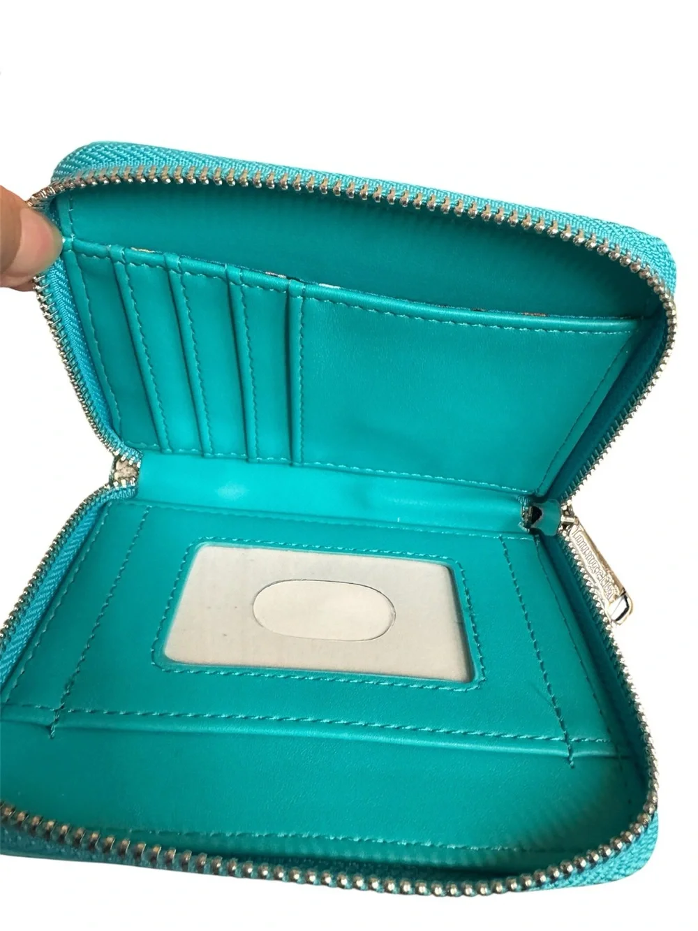 Loungefly Teal Pirate Map Zip Around Wallet - Disney Mickey